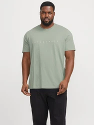Jack & Jones Plus T-Shirt 'JJESTAR' mint / weiß