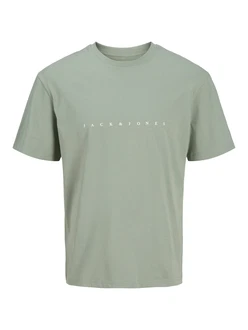 Jack & Jones Plus T-Shirt 'JJESTAR' mint / weiß