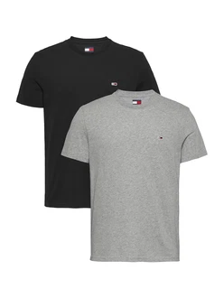 Tommy Jeans T-Shirt Dunkelgrau/Grau/Schwarz/Dunkelgrau/Grau/Schwarz/Dunkelgrau/Grau/Schwarz/Dunkelgrau/Grau/Schwarz/Dunkelgrau/Grau/Schwarz/Dunkelgrau/Grau/Schwarz