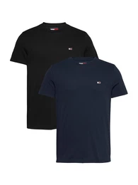 T-Shirt marine / schwarz