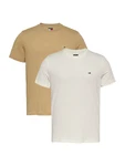 Tommy Jeans T-Shirt beige/weiß Tommy Jeans T-Shirt beige/weiß