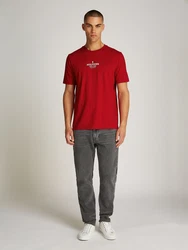 TOMMY HILFIGER T-Shirt rot/weiß