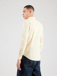 Tommy Jeans Herren Freizeithemd Original Stretch Regulär Slim Fit pastellgelb