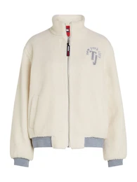 Jacke creme / graumeliert