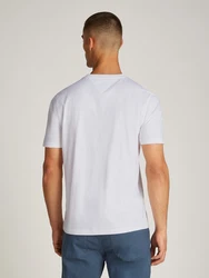 TOMMY HILFIGER T-Shirt marineblau/cranberry/weiß