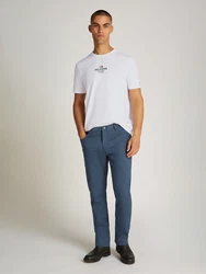 TOMMY HILFIGER T-Shirt marineblau/cranberry/weiß