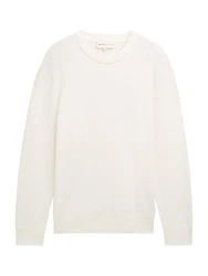 TOM TAILOR DENIM Pullover Weiß/Beige/Khaki/Creme/Weiß/Beige/Khaki/Creme/Weiß/Beige/Khaki/Creme/Weiß/Beige/Khaki/Creme/Weiß/Beige/Khaki/Creme