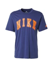 Nike Sportswear T-Shirt 'CLUB' marineblau/orange