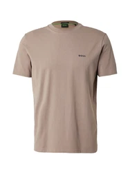 BOSS T-Shirt 'Tee' Braun/Beige/Khaki/Braun/Beige/Khaki/Braun/Beige/Khaki