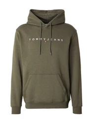 Tommy Jeans Sweatshirt/Sweatjacke Dunkelgrün/Dunkelgrün/Dunkelgrün