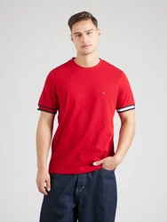 TOMMY HILFIGER T-Shirt marine/rot/weiß