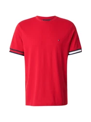 TOMMY HILFIGER T-Shirt marine/rot/weiß