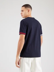 TOMMY HILFIGER T-Shirt navy / blutrot / weiß