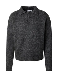 WEEKDAY Pullover 'Bobby' dunkelgrau