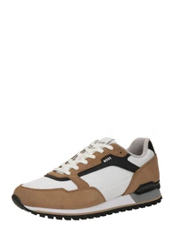 Sneaker 'Parkour' dunkelbeige / schwarz / wei