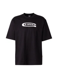 G-STAR T-Shirt 'Old Skool' schwarz / wei
