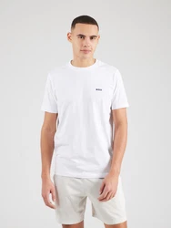 BOSS T-Shirt 'Tee' schwarz/naturweiß