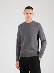 HUGO Pullover San Cassius graumeliert