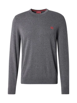 HUGO Pullover San Cassius graumeliert HUGO Pullover San Cassius graumeliert