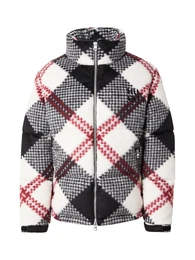 Winterjacke 'Biron2443' rot / schwarz / wei