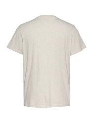 Tommy Jeans T-Shirt 'ESSENTIAL' beigemeliert/marine/rot/weiß