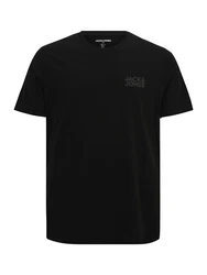 Jack & Jones T-Shirt JJECORP LOGO grau/schwarz