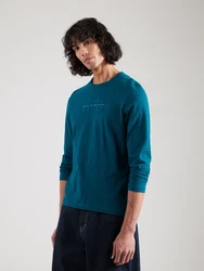 s.Oliver Langarmshirt Logo-Print Stickerei 
