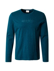 s.Oliver Langarmshirt Logo-Print Stickerei 