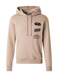 Sweatshirt cappuccino / rot / schwarz / wei
