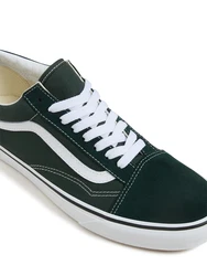 VANS Sneaker 'Old Skool' dunkelgrn/wei