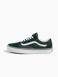 VANS Sneaker 'Old Skool' dunkelgrn/wei