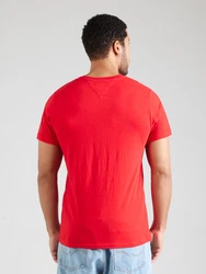 Tommy Jeans T-Shirt 'ESSENTIAL' rot