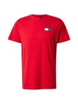 Tommy Jeans T-Shirt 'ESSENTIAL' rot
