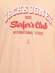 Jack & Jones Plus T-Shirt pfirsich/rot/weiß