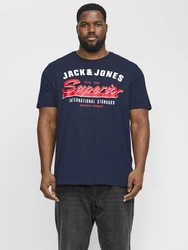 Jack & Jones Plus T-Shirt navy/rot/wei