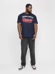 Jack & Jones Plus T-Shirt navy/rot/wei