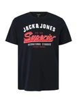 Jack & Jones Plus T-Shirt navy/rot/wei