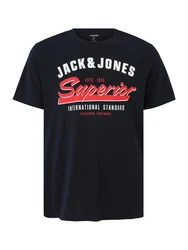 Jack & Jones Plus T-Shirt navy/rot/wei