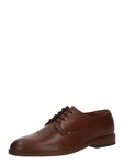 Tommy Hilfiger Schnürschuh HILFIGER THUNIT LEATHER SHOE cognac