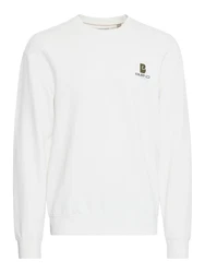 BLEND Sweatshirt 'Brody' oliv/schwarz/weiß
