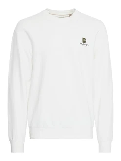BLEND Sweatshirt 'Brody' oliv/schwarz/weiß