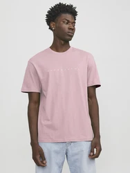 Jack & Jones T-Shirt JJEstar hellpink/weiß