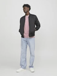 Jack & Jones T-Shirt JJEstar hellpink/weiß