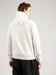 JACK & JONES Sweatshirt 'JJECorp' beigemeliert/navy/knallrot