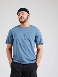 Jack & Jones T-Shirt JJEstar marine/weiß