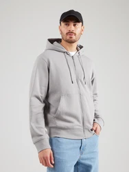 JACK & JONES Sweatjacke STAR grau