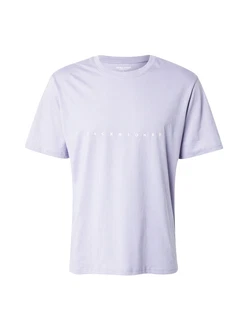 Jack & Jones T-Shirt JJEstar flieder/weiß