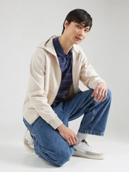JACK & JONES Sweatjacke JJEUrban Edge eierschale