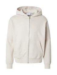 JACK & JONES Sweatjacke JJEUrban Edge eierschale