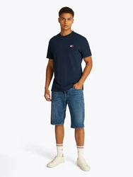 Tommy Jeans T-Shirt marineblau/kirschrot/weiß